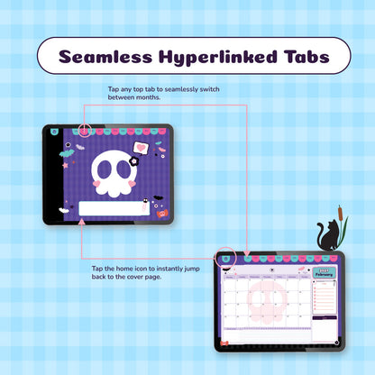Pastel Goth Digital Planner | 2027