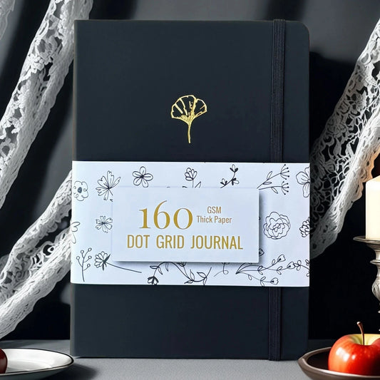 The Ginkgo Leaf | 160gsm A5 Dotted Journal